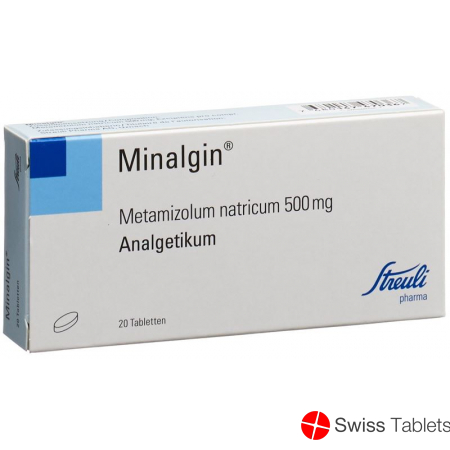 Minalgin Tabletten 500mg Oval 20 Stück buy online