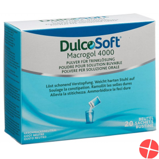 Dulcosoft Macrogol 4000 powder for drinking solution 20 bags 10g