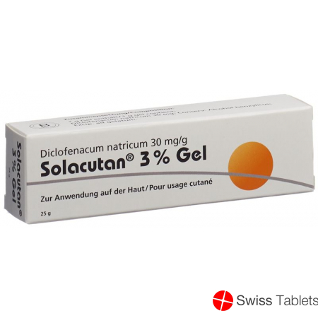 Solacutan Gel 3% Tube 25g buy online