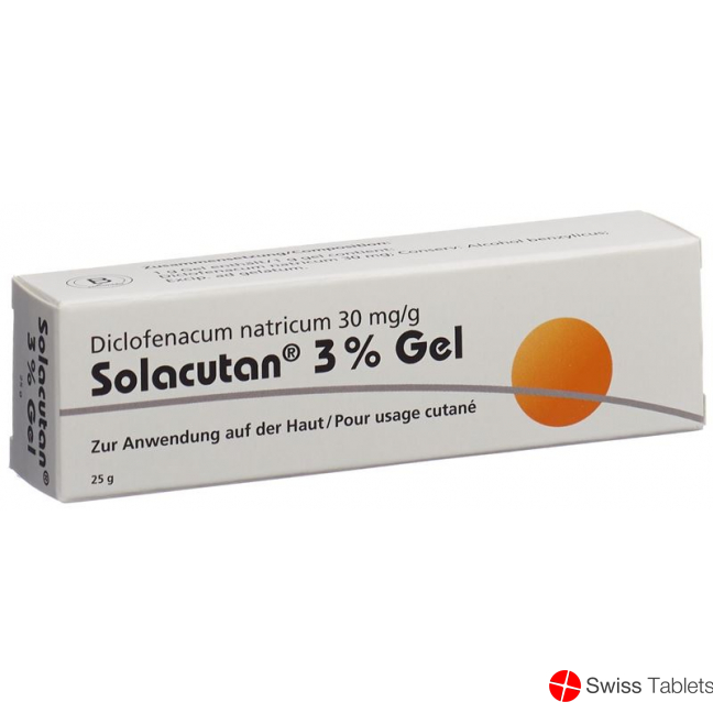 Solacutan Gel 3% Tube 25g buy online