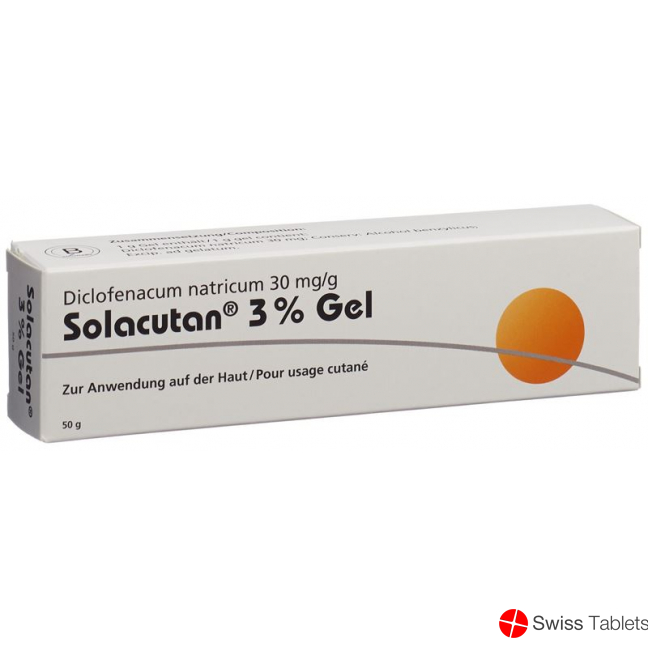Solacutan Gel 3% Tube 50g buy online