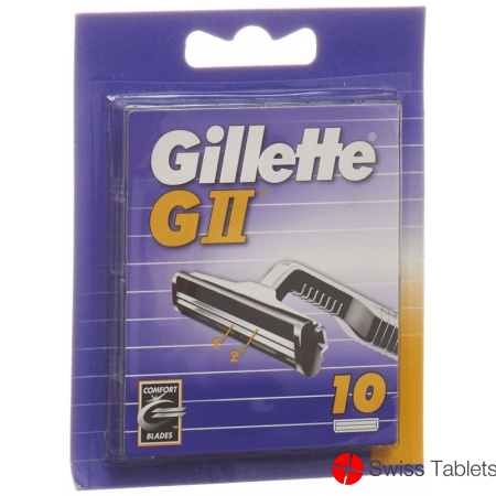 Gillette GII Ersatzklingen 10 Stück buy online