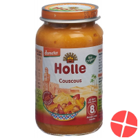 Holle couscous 220 g glass jar for 8 months organic