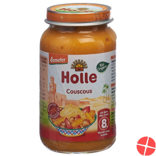 Holle couscous 220 g glass jar for 8 months organic