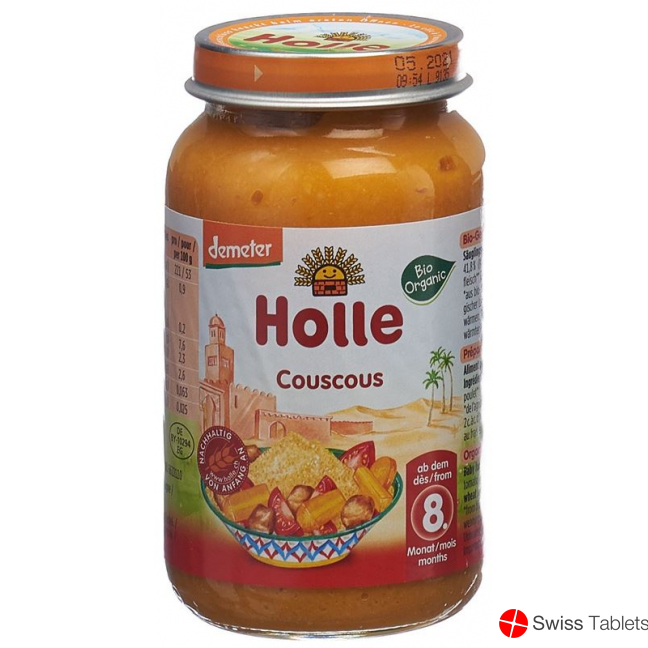 Holle Couscous glass from the 8th month Organic 220g buy online