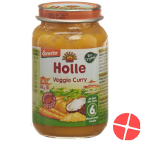 Holle Veggie Curry Glass from the 6th month Bio 190g Holle Veggie Curry Glass from the 6th month Bio 190g