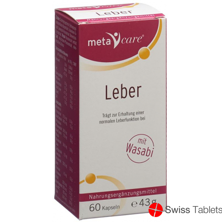 Meta Care Leber Kapseln Dose 60 Stück buy online