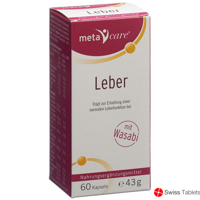 Meta Care Leber Kapseln Dose 60 Stück buy online