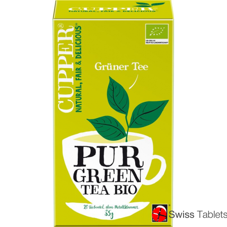 Cupper Grüner Tee Fairtrade Bio Beutel 20 Stück buy online