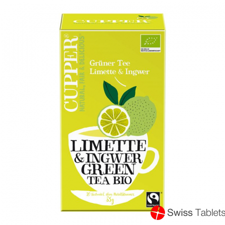 Cupper Grüner Tee Limette&ingwer Fairtr Bio 20 Stück buy online