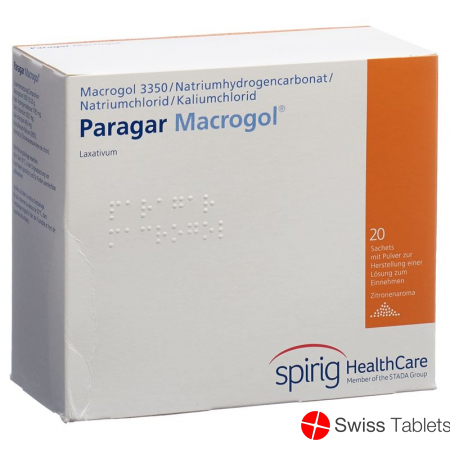 Paragar Macrogol Pulver Beutel 20 Stück buy online