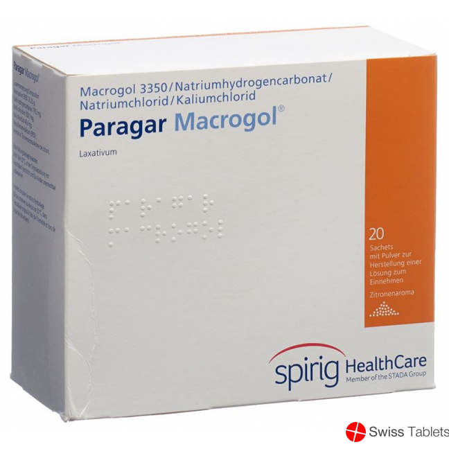 Paragar Macrogol Pulver Beutel 20 Stück buy online
