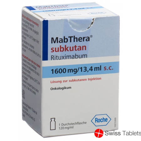 Mabthera Injektion Konzentrat 1600mg/13.4ml S.c. Durchstechflasche buy online