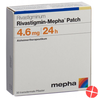 Rivastigmin Mepha Patch 4.6 Mg/24h 30 Stück