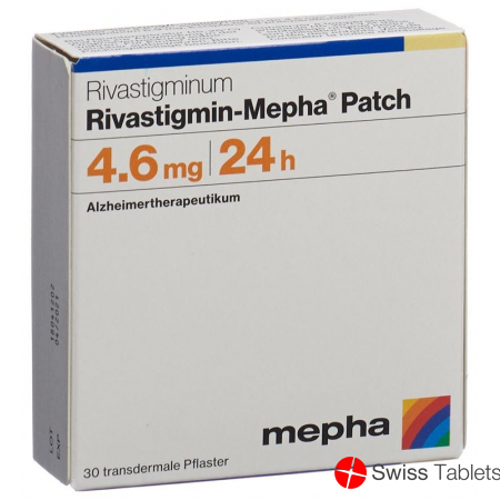 Rivastigmin Mepha Patch 4.6 Mg/24h 30 Stück buy online