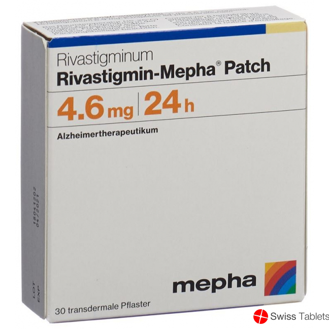 Rivastigmin Mepha Patch 4.6 Mg/24h 30 Stück buy online