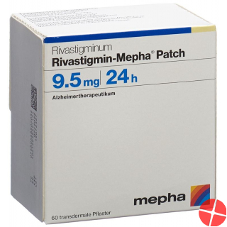 Rivastigmin Mepha Patch 9.5 Mg/24h 60 Stück