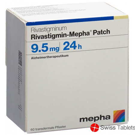 Rivastigmin Mepha Patch 9.5 Mg/24h 60 Stück buy online
