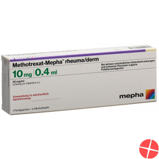 Methotrexat Mepha Rheuma/derm 10mg/0.4ml