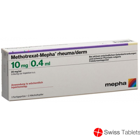 Methotrexat Mepha Rheuma/derm 10mg/0.4ml buy online