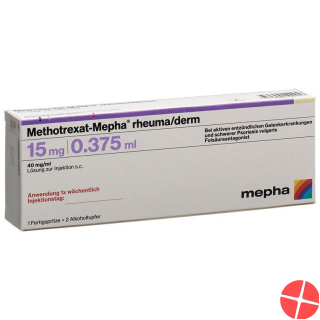 Methotrexat Mepha Rheuma 15 mg 0.375 ml solution