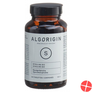 Algorigin Spirulina Tabletten Bio Flasche 240 Stück