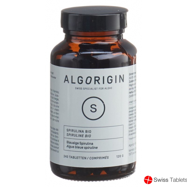 Algorigin Spirulina Tabletten Bio Flasche 240 Stück buy online