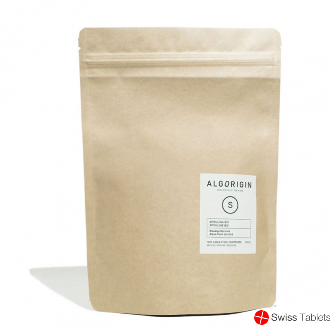 Algorigin Spirulina Tabletten Bio Beutel 1000 Stück buy online