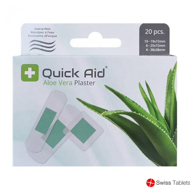 Quick Aid Aloe Vera Pflaster 20 Stück buy online