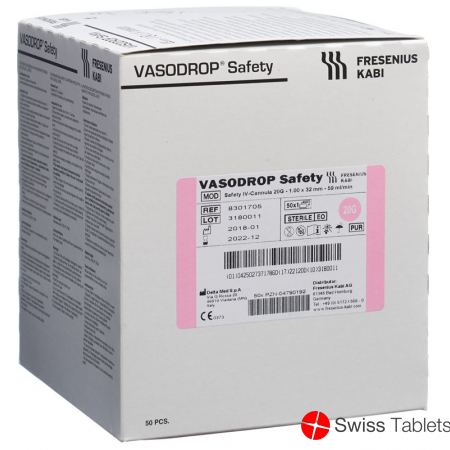 Vasodrop Safety 20g 32mm/s 50 Stück buy online