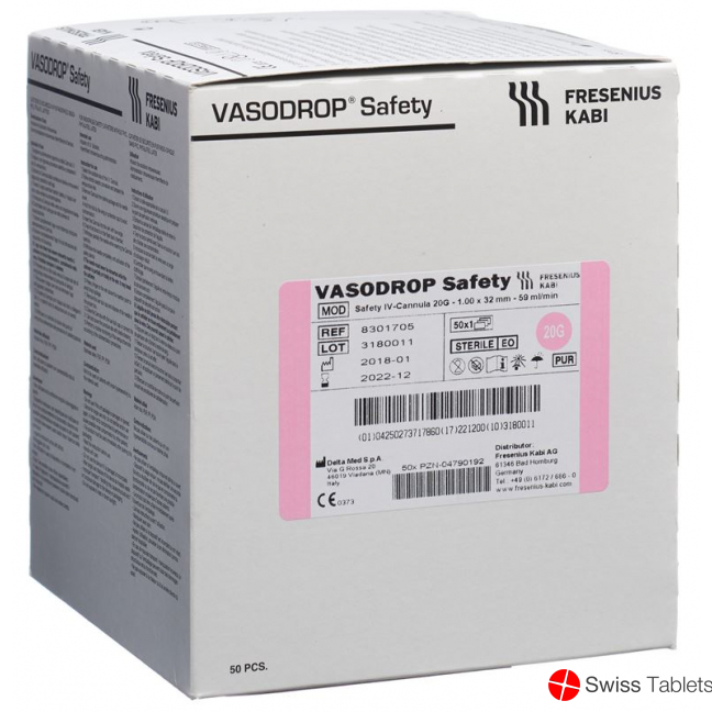 Vasodrop Safety 20g 32mm/s 50 Stück buy online