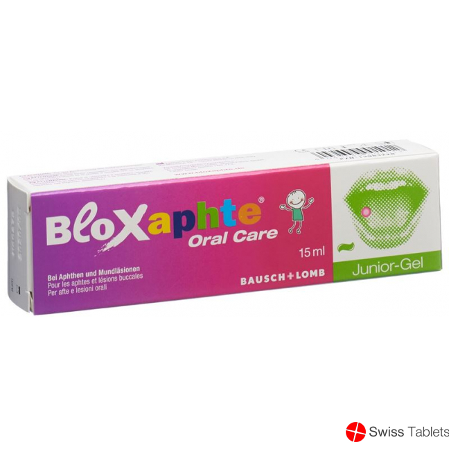 Bloxaphte Oral Care Junior Gel Tube 15ml buy online