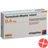 Tamsulosin Mepha Retard Depocaps 0.4mg 10 Stück