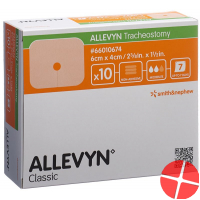 Allevyn Tracheostomy Wundverband 4x6cm 10 Stück Allevyn Tracheostomy Wundverband 4x6cm 10 Stück