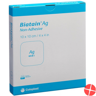Biatain Ag Non-Adhesive 10x10cm 5 Stück