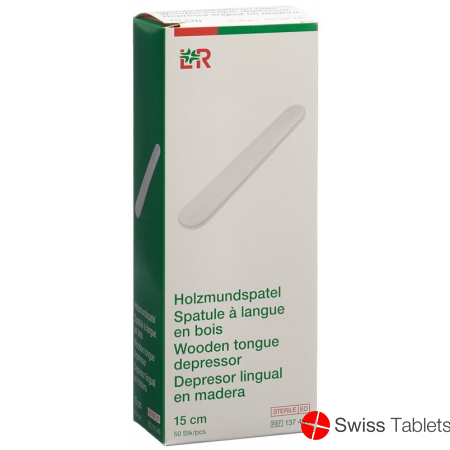 L&r Zungenspatel Holz Einzeln Steril Beutel 50 Stück buy online