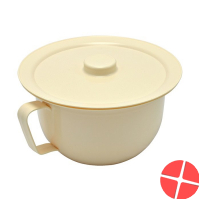 Sundo Nachttopf M Deckel Griff 13x22cm Elfenbein