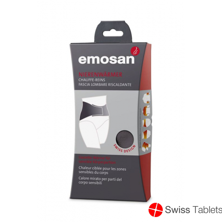 Emosan Ultra Nierenwärmer Velcro XL Grau Swisstag buy online