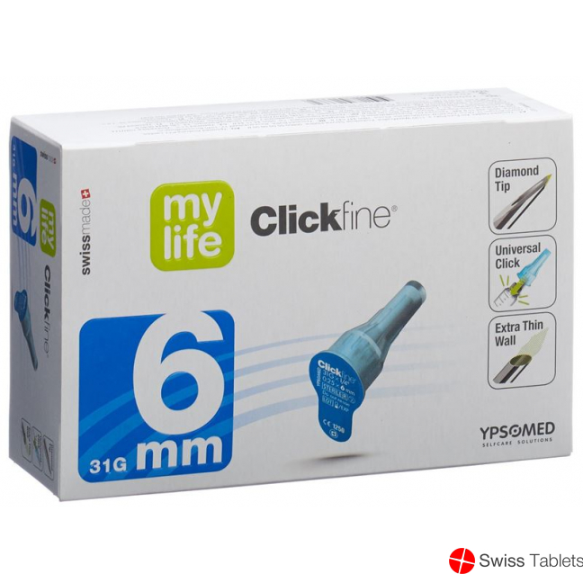 Mylife Clickfine Pen Nadeln 6mm 31g (neu) 100 Stück buy online