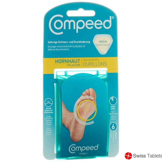 Compeed (pi) Hornhautpflaster M 6 Stück buy online