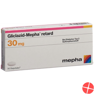 Gliclazid Mepha Retard Depotabs 30mg 30 Stück