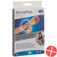 Dermaplast Effect Burns plaster size 75x100mm 3 pieces