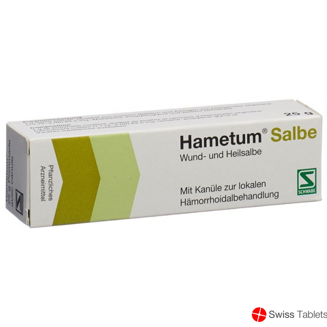 Hametum Salbe mit Kanüle (neu) Tube 25g buy online