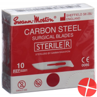 Swann-morton Skalpellkling Fig.10 Steril 100 Stück Swann-morton Skalpellkling Fig.10 Steril 100 Stück