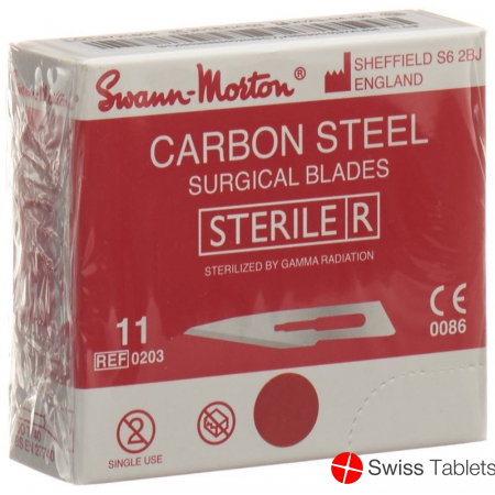 Swann-morton Skalpellkling Fig.11 Steril 100 Stück buy online