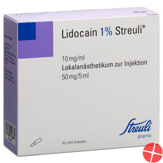 Lidocain Streuli 1% O Kons 10 Ampullen 5ml