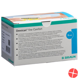 Omnican Fine Comfort G31x6mm M Entsorgung 100 Stück Omnican Fine Comfort G31x6mm M Entsorgung 100 Stück