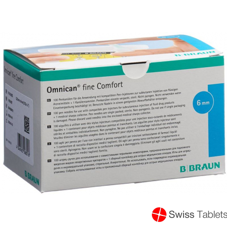 Omnican Fine Comfort G31x6mm M Entsorgung 100 Stück buy online