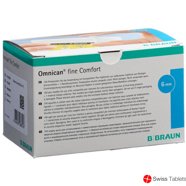 Omnican Fine Comfort G31x6mm M Entsorgung 100 Stück buy online