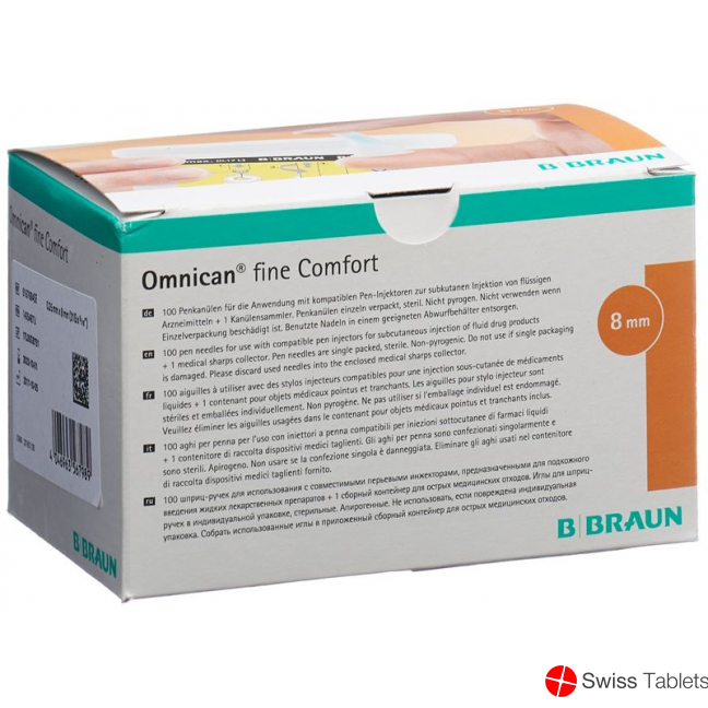 Omnican Fine Comfort G31x8mm M Entsorgung 100 Stück buy online Omnican Fine Comfort G31x8mm M Entsorgung 100 Stück buy online
